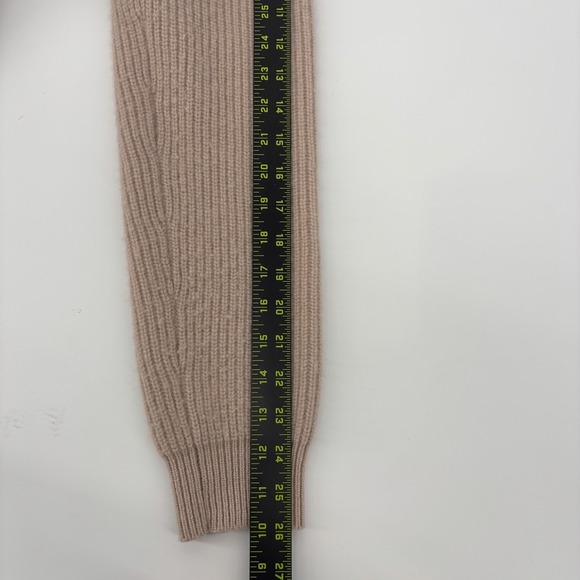 NakedCashmere 100% Cashmere Nude Pink Cardigan Sweater Women's 2X Button Up - Picture 8 of 8